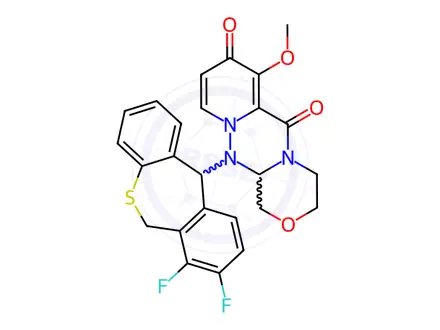 Chemical structure of Baloxavir Impurity 107