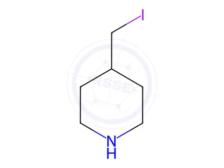 Chemical structure of 4-(Iodomethyl)piperidine