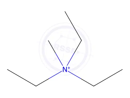 Chemical structure of N,N-Diethyl-N-methylethanaminium iodide
