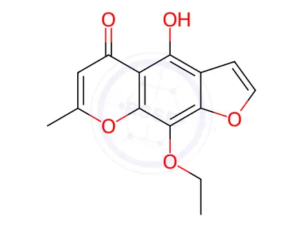 Chemical structure of Khellin Impurity 83