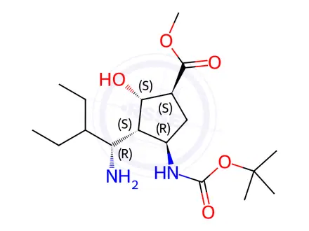 Chemical structure of Peramivir Impurity 11