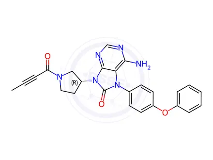 Chemical structure of Tirabrutinib