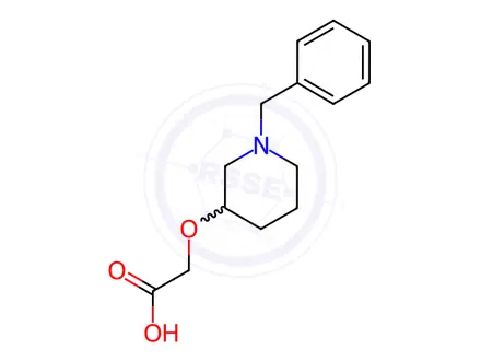 Chemical structure of 2-((1-Benzylpiperidin-3-yl)oxy)acetic acid