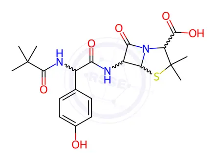Chemical structure of Amoxicillin Impurity 26