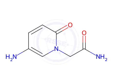 Chemical structure of 2-(5-Amino-2-oxo-1,2-dihydropyridin-1-yl)acetamide