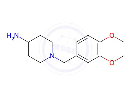 Chemical structure of 1-(3,4-Dimethoxybenzyl)piperidin-4-amine