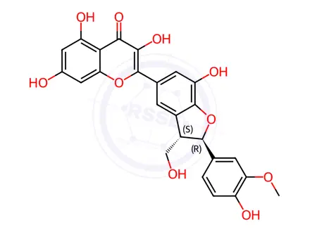Chemical structure of Silibinin Impurity 11