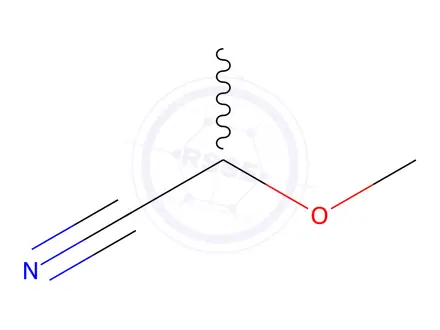 Chemical structure of 2-Methoxypropanenitrile