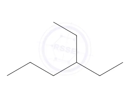 Chemical structure of 3-Ethylhexane