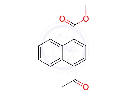Chemical structure of Naphthoic Acid Impurity 124