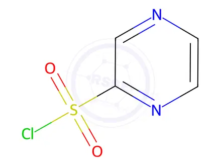 Chemical structure of Pyrazine-2-sulfonyl chloride
