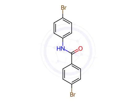 Chemical structure of 4-Bromo-N-(4-bromophenyl)benzamide