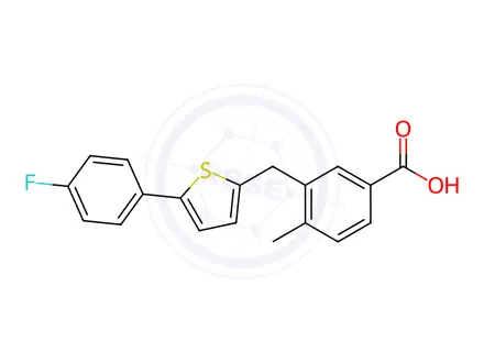 Chemical structure of Canagliflozin Impurity 19
