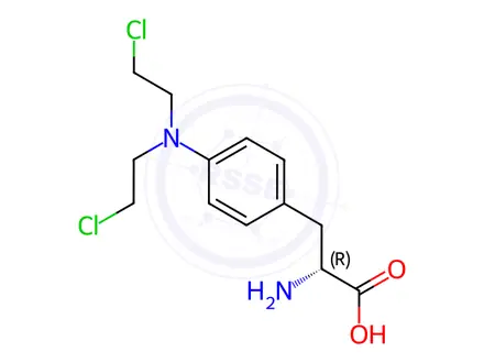 Chemical structure of Melphalan HCI Enantiomer