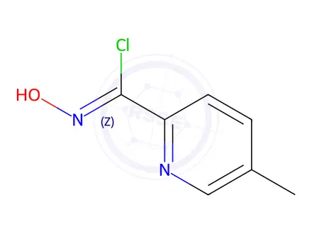Chemical structure of N-Hydroxy-(5-methylpyridine)-2-carbonimidoyl chloride