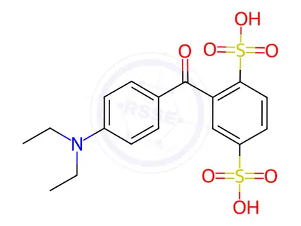 Chemical structure of Isosulfan Blue Impurity 1