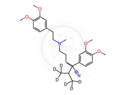 Chemical structure of Verapamil-d6 Hydrochloride