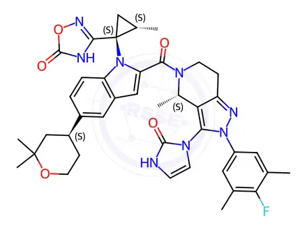 Chemical structure of Orforglipron Impurity 278