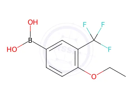 Chemical structure of (4-Ethoxy-3-(trifluoromethyl)phenyl)boronic acid