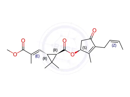 Chemical structure of Allethrin Impurity 31 (Cinerin II)