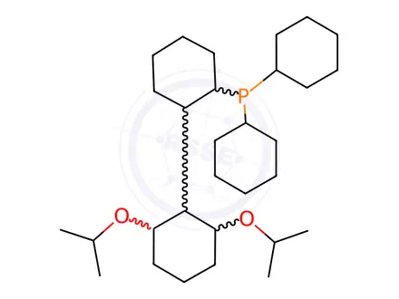 Chemical structure of RuPhos Pd G1 Methyl t-Butyl Ether Adduct
