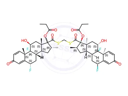 Chemical structure of Fluticasone Propionate Impurity 24