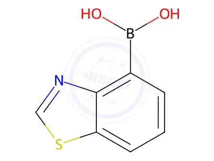 Chemical structure of Benzo[d]thiazol-4-ylboronic acid