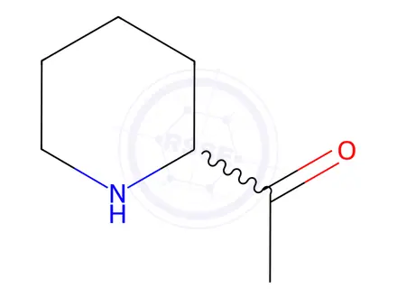 Chemical structure of 2-Acetylpiperidine