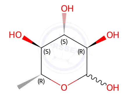 Chemical structure of 6-Deoxy-D-glucose