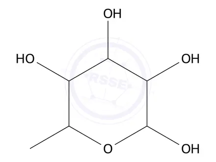Chemical structure of (3S,4R,5S,6S)-6-Methyltetrahydro-2H-pyran-2,3,4,5-tetraol