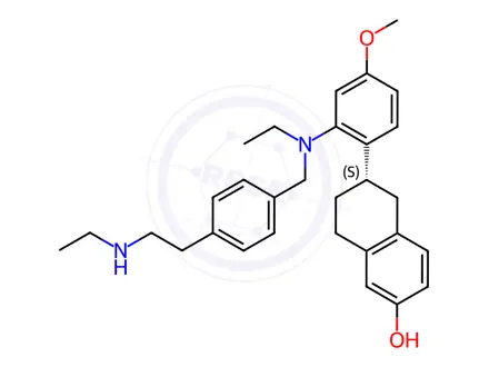 Chemical structure of Elacestrant Impurity 22