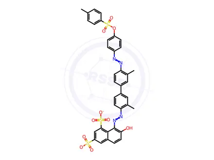 Chemical structure of Acid Red 114