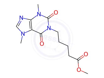 Chemical structure of Pentoxifylline Impurity 34