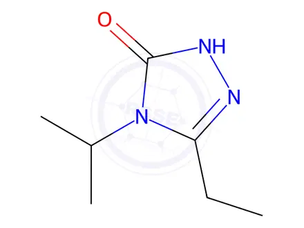 Chemical structure of 3H-1,2,4-Triazol-3-one,5-ethyl-2,4-dihydro-4-(1-methylethyl)-(9CI)