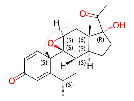 Chemical structure of Fluorometholone Impurity 2