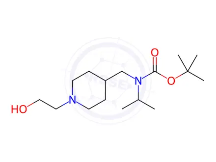 Chemical structure of tert-Butyl ((1-(2-hydroxyethyl)piperidin-4-yl)methyl)(isopropyl)carbamate