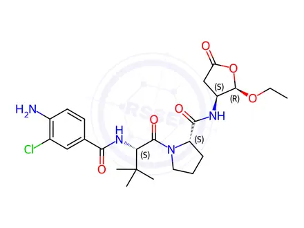 Chemical structure of VX-765