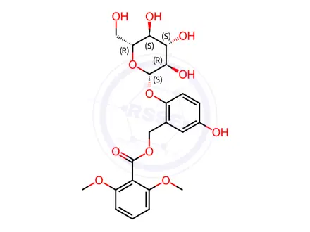 Chemical structure of Curculigoside