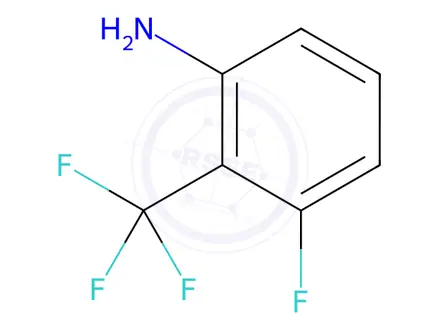 Chemical structure of 3-Fluoro-2-(trifluoromethyl)aniline