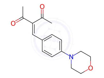 Chemical structure of 3-[4-(4-Morpholinyl)benzylidene]-2,4-pentanedione