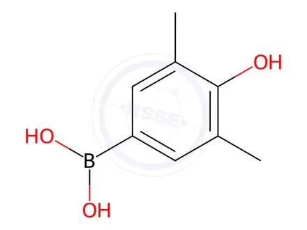 Chemical structure of (4-Hydroxy-3,5-dimethylphenyl)boronic acid