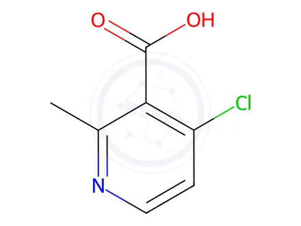 Chemical structure of 4-Chloro-2-methylpyridinecarboxylic Acid