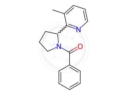 Chemical structure of (2-(3-Methylpyridin-2-yl)pyrrolidin-1-yl)(phenyl)methanone