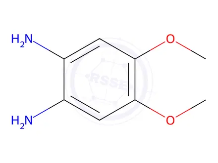 Chemical structure of 4,5-Dimethoxybenzene-1,2-diamine hydrochloride
