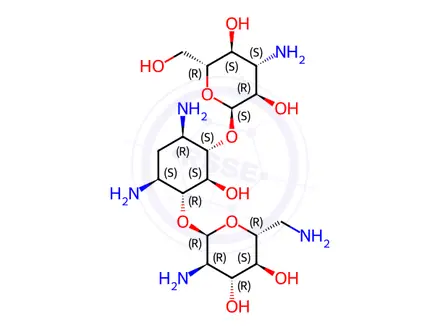 Chemical structure of Kanamycin Sulfate Impurity 2 (Kanamycin B Sulfate)