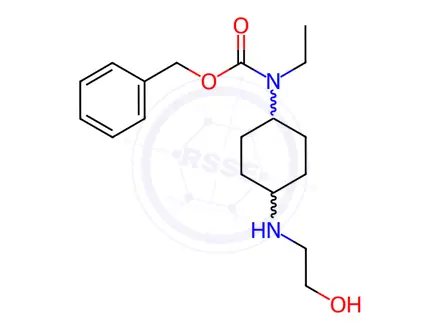 Chemical structure of Benzyl ethyl(4-((2-hydroxyethyl)amino)cyclohexyl)carbamate