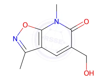 Chemical structure of 5-(Hydroxymethyl)-3,7-dimethylisoxazolo[5,4-b]pyridin-6(7H)-one