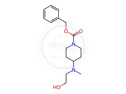 Chemical structure of Benzyl 4-((2-hydroxyethyl)(methyl)amino)piperidine-1-carboxylate