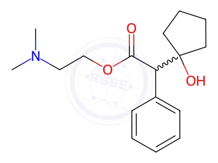 Chemical structure of Cyclopentolate