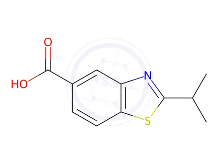 Chemical structure of 2-Isopropylbenzo[d]thiazole-5-carboxylic Acid